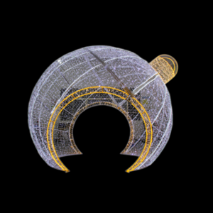 Silver Crescent Moon Arch