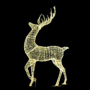Standing Reindeer Light Sculpture